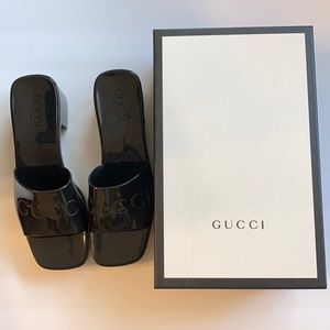 Authentic Gucci 🖤 Jelly Sandals New with Box